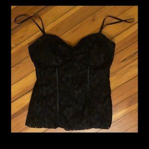 Candie’s lace tank black